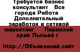 Требуется бизнес-консультант - Все города Работа » Дополнительный заработок и сетевой маркетинг   . Пермский край,Лысьва г.